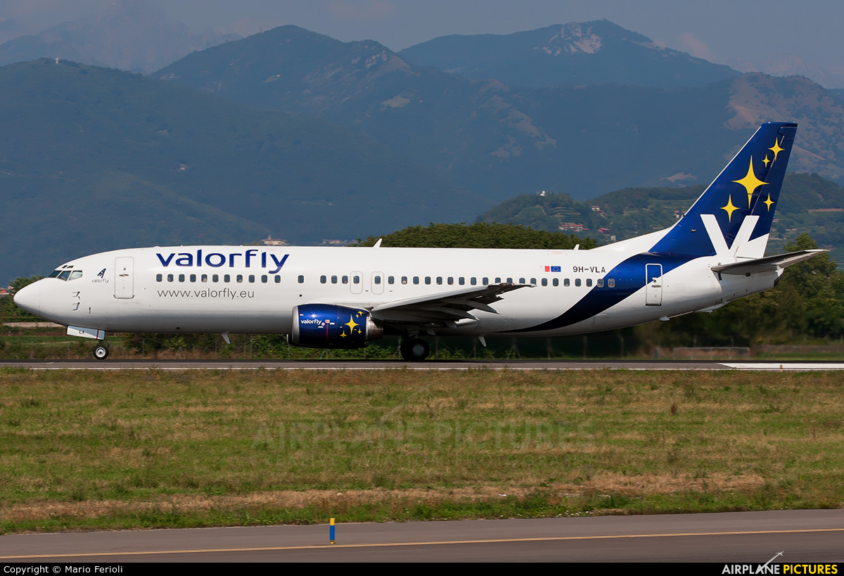 Valorfly 9H-VLA aircraft at Bergamo - Orio al Serio
