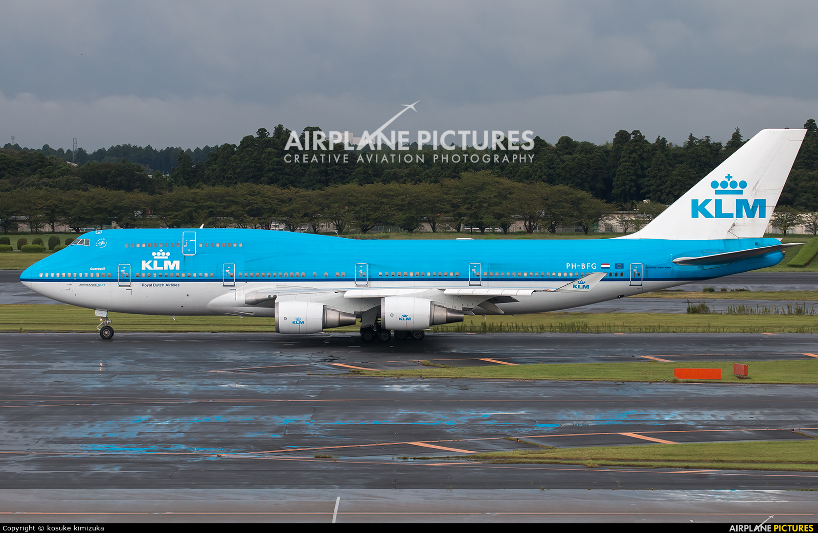 KLM PH-BFG aircraft at Tokyo - Narita Intl