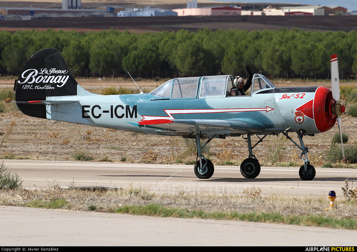 Asociación Deportiva "Jacob 52" EC-ICM aircraft at Madrid - Torrejon