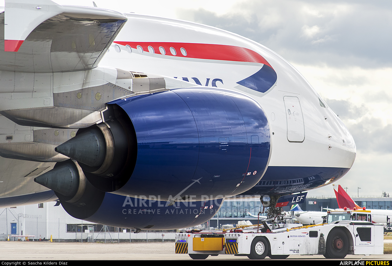 British Airways G-XLEF aircraft at London - Heathrow