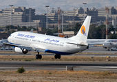 Taban Air's new Boeing 737-400 still with Tajik registration title=