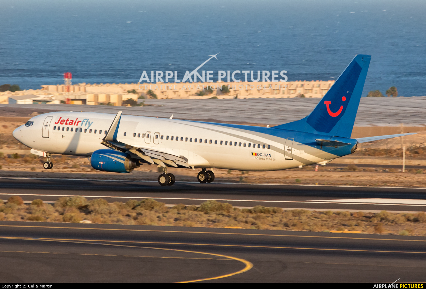 Jetairfly (TUI Airlines Belgium) OO-CAN aircraft at Tenerife Sur - Reina Sofia