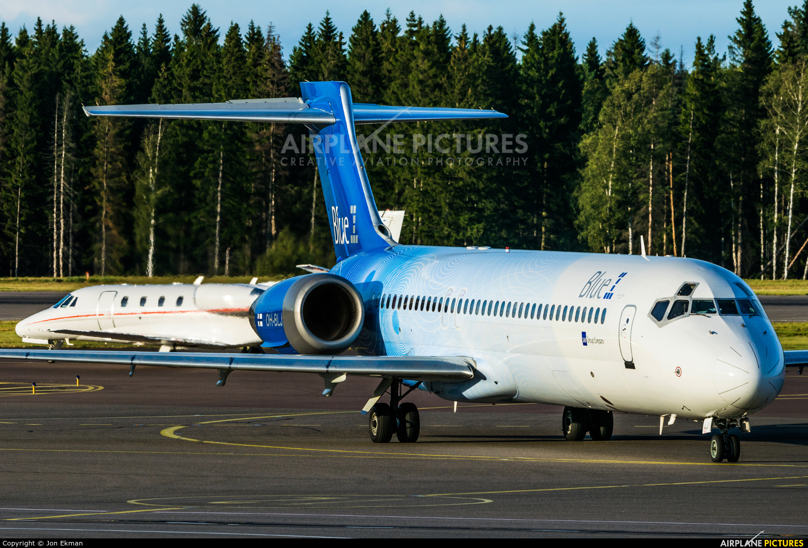 Blue1 OH-BLJ aircraft at Helsinki - Vantaa