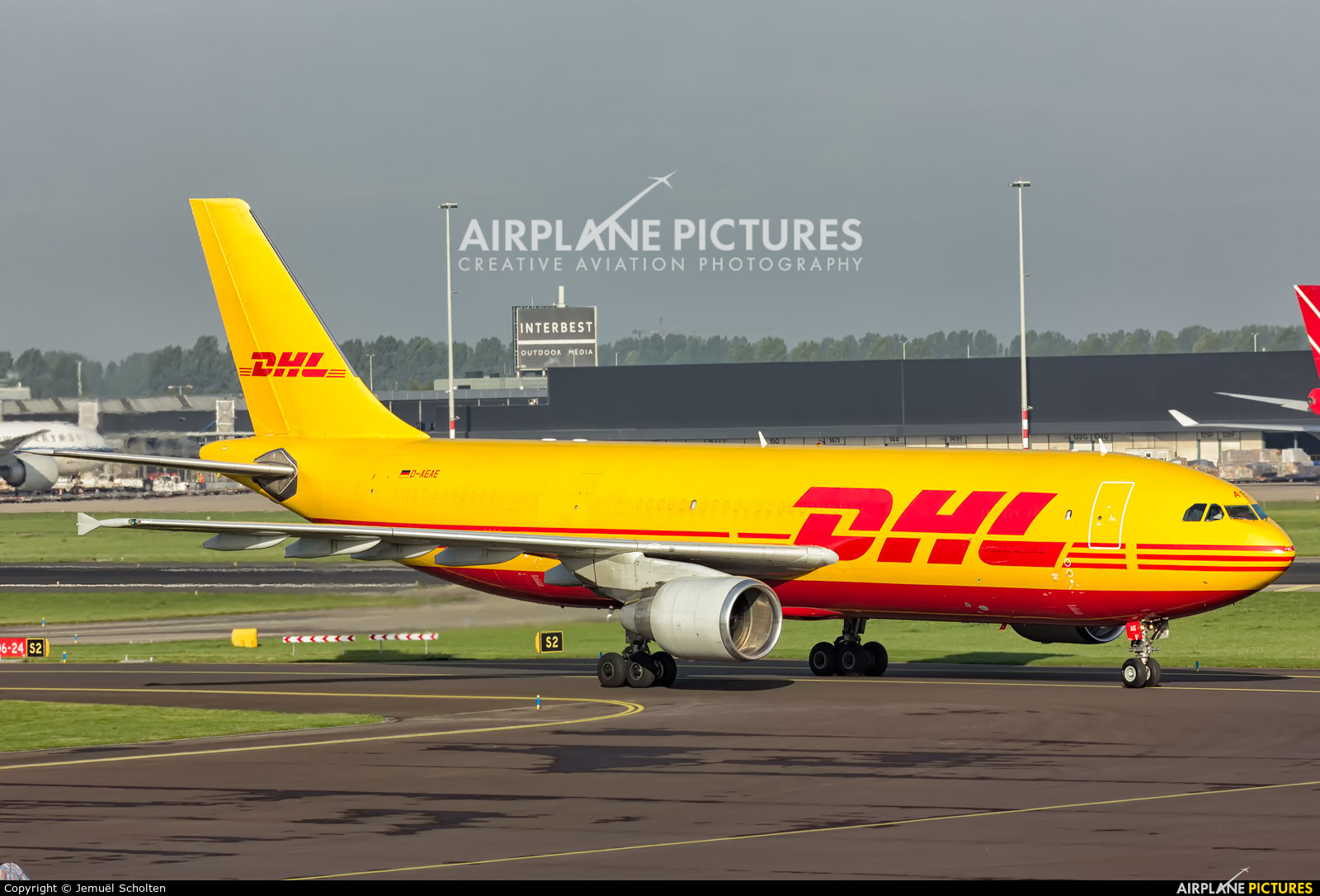 DHL Cargo D-AEAE aircraft at Amsterdam - Schiphol