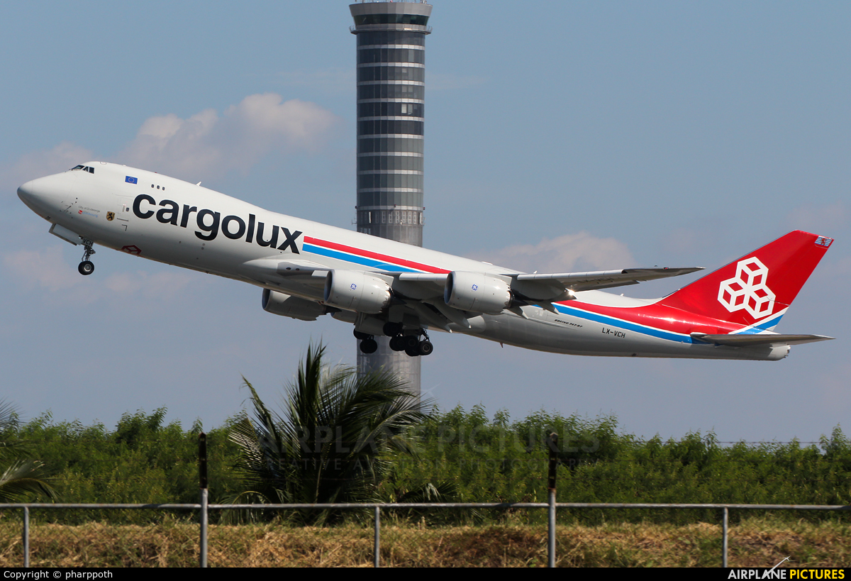 Cargolux LX-VCH aircraft at Bangkok - Suvarnabhumi