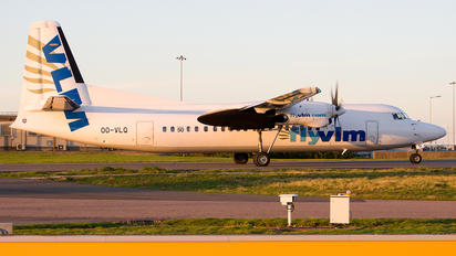 OO-VLQ - VLM Airlines Fokker 50