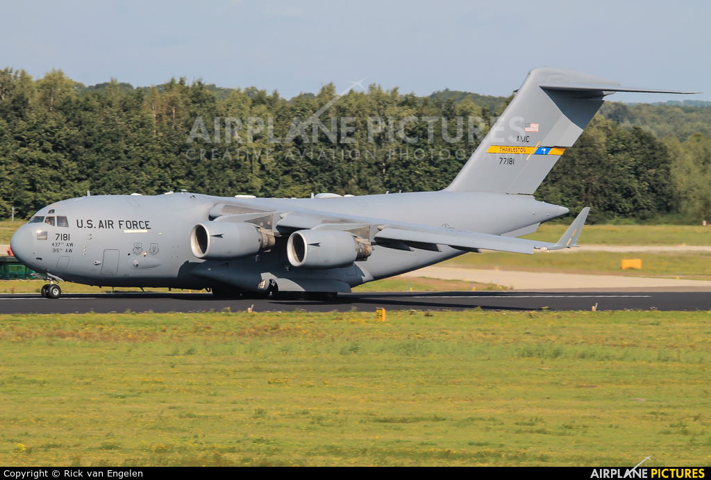 USA - Air Force 07-7181 aircraft at Eindhoven