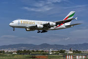 A6-EDQ - Emirates Airlines Airbus A380 aircraft