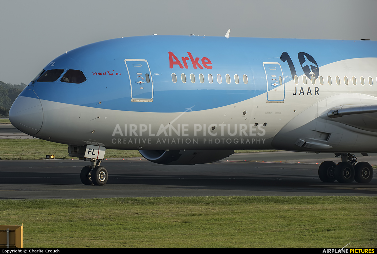 Arke/Arkefly PH-TFL aircraft at Manchester