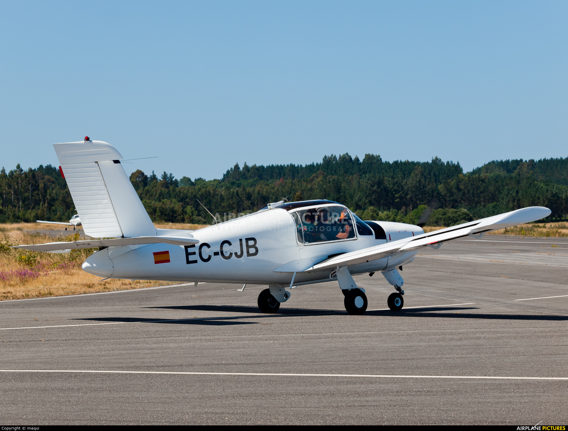 Real Aero Club de La Coruña EC-CJB aircraft at Lugo - Rozas