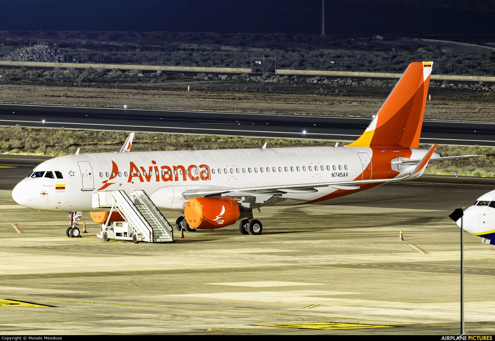 Avianca N745AV aircraft at Tenerife Sur - Reina Sofia