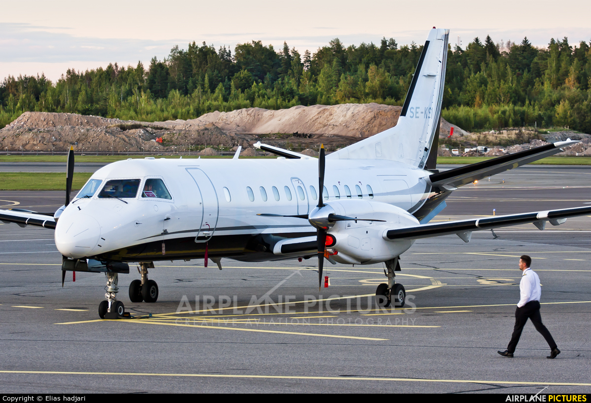 SAAB Aircraft Company SE-KSI aircraft at Helsinki - Vantaa