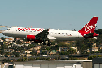 N848VA - Virgin America Airbus A320