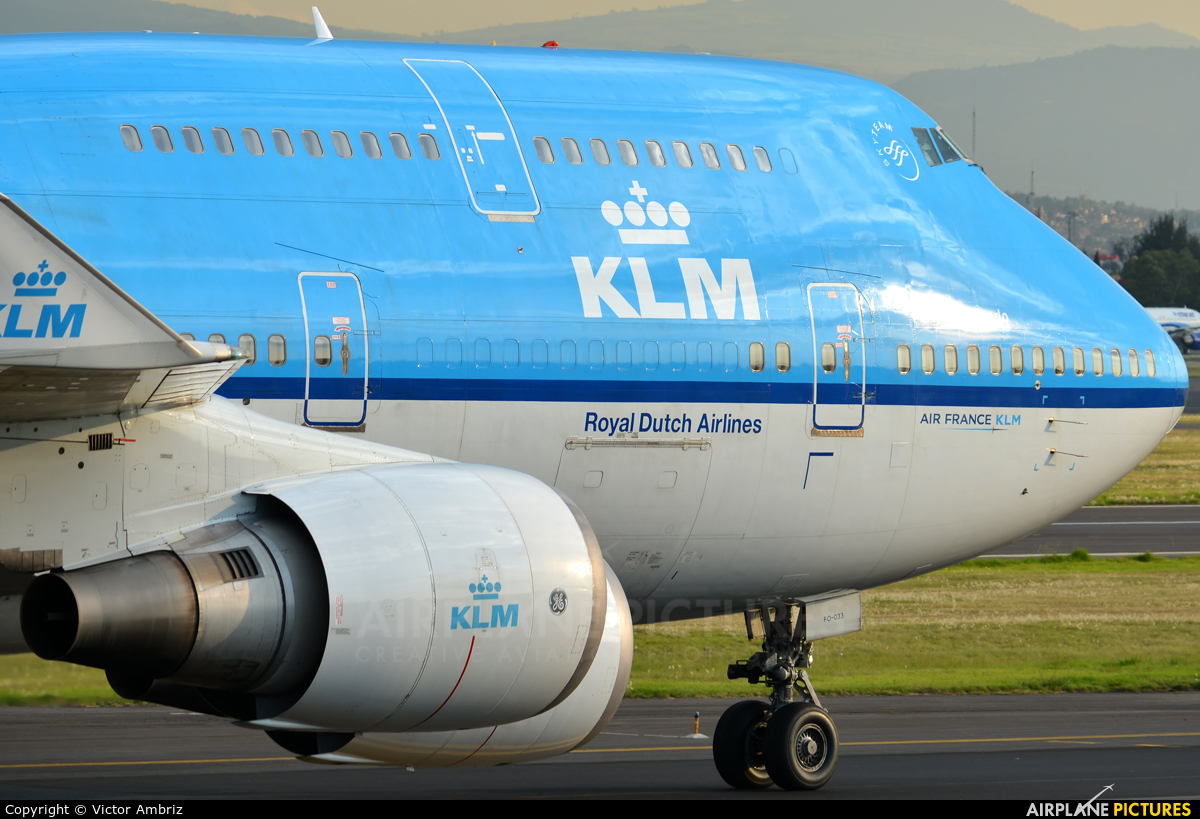 KLM PH-BFO aircraft at Mexico City - Licenciado Benito Juarez Intl