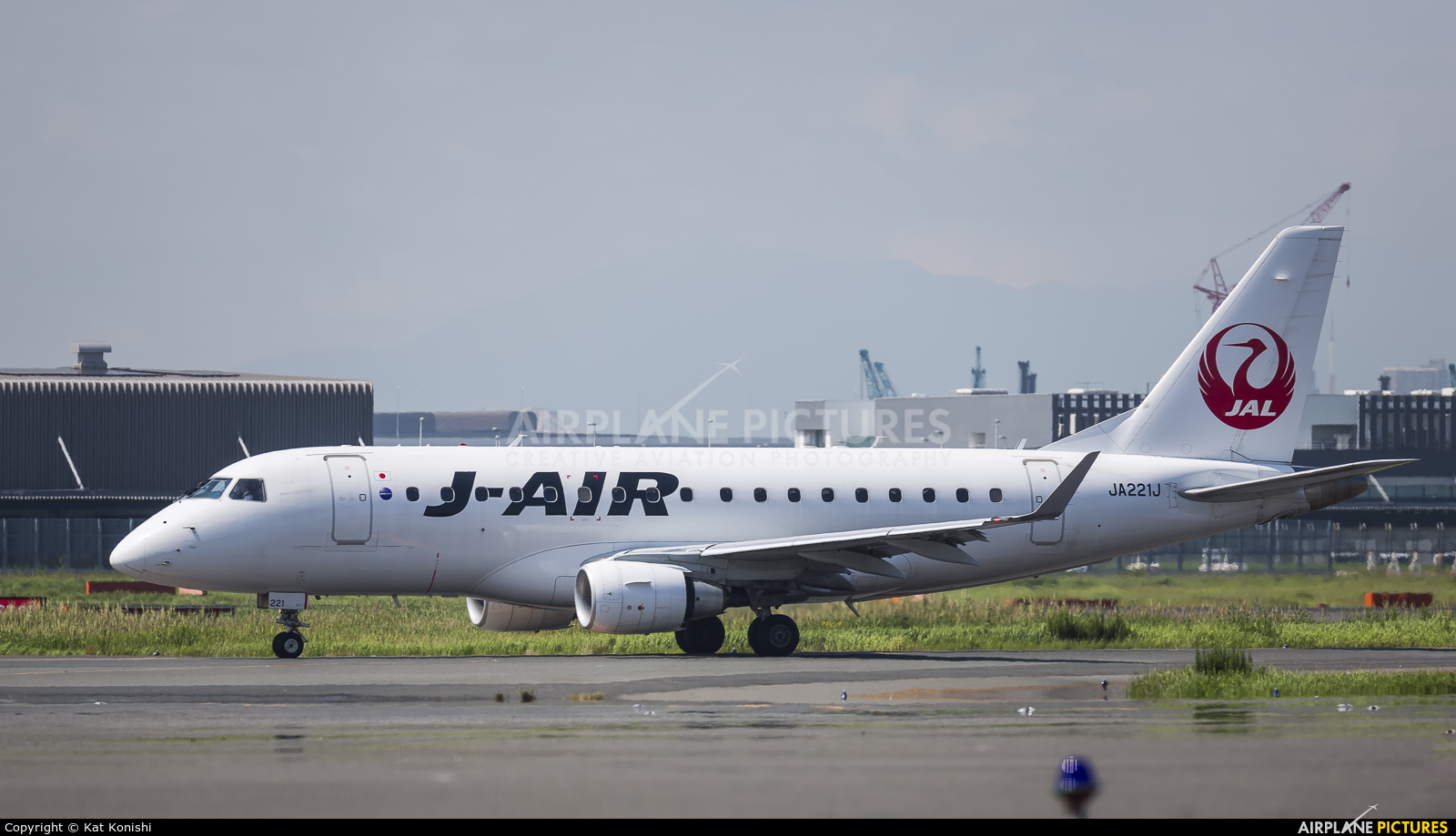 J-Air JA221J aircraft at Tokyo - Haneda Intl