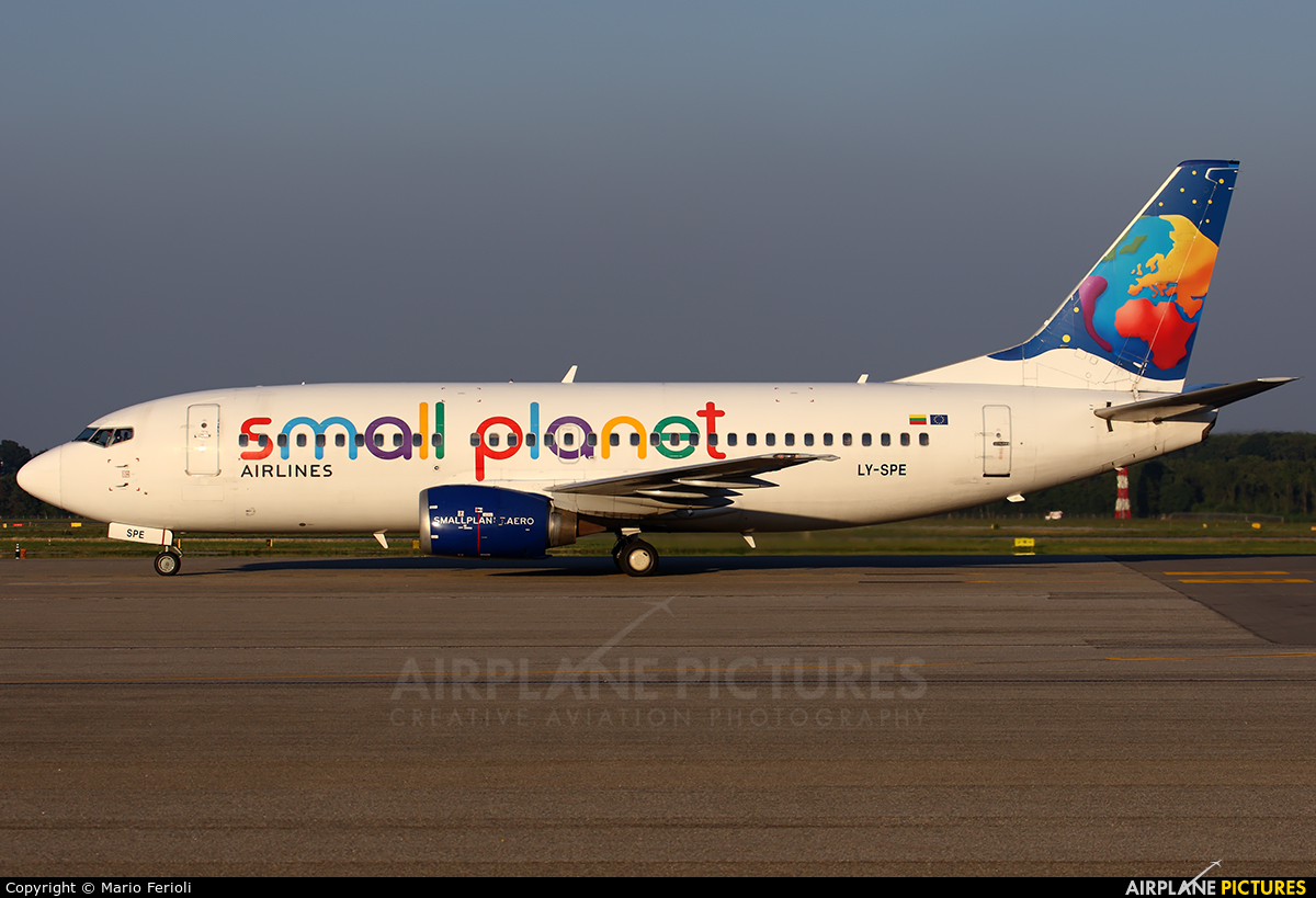 Small Planet Airlines LY-SPE aircraft at Milan - Malpensa
