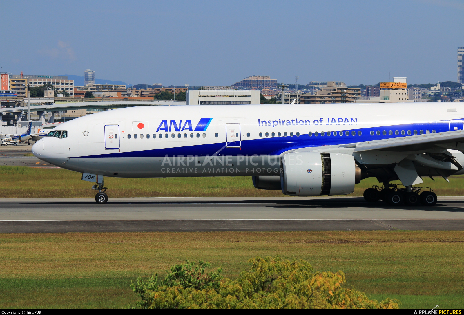 ANA - All Nippon Airways JA706A aircraft at Osaka - Itami Intl