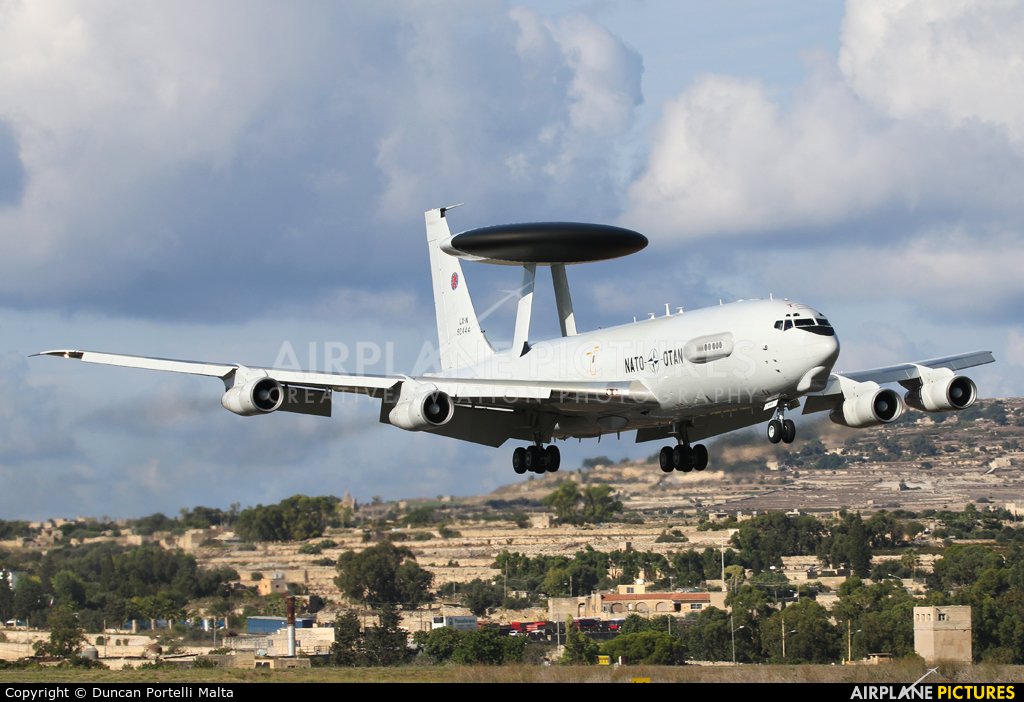 NATO LX-N90444 aircraft at Malta Intl