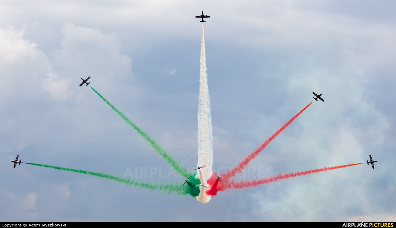 Italy - Air Force "Frecce Tricolori" MM54517 aircraft at Radom - Sadków