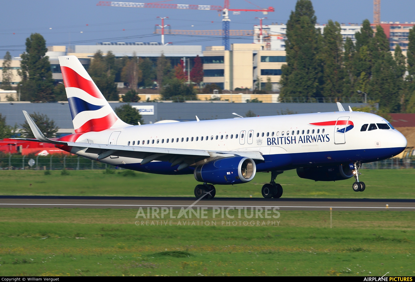 British Airways G-EUYW aircraft at Paris - Orly
