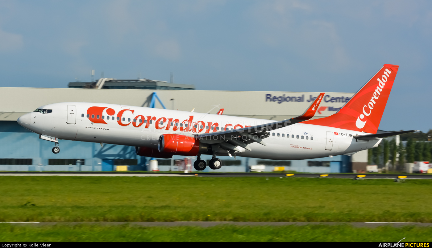 Corendon Airlines TC-TJM aircraft at Amsterdam - Schiphol