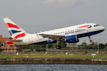 G-EUNA - British Airways Airbus A318