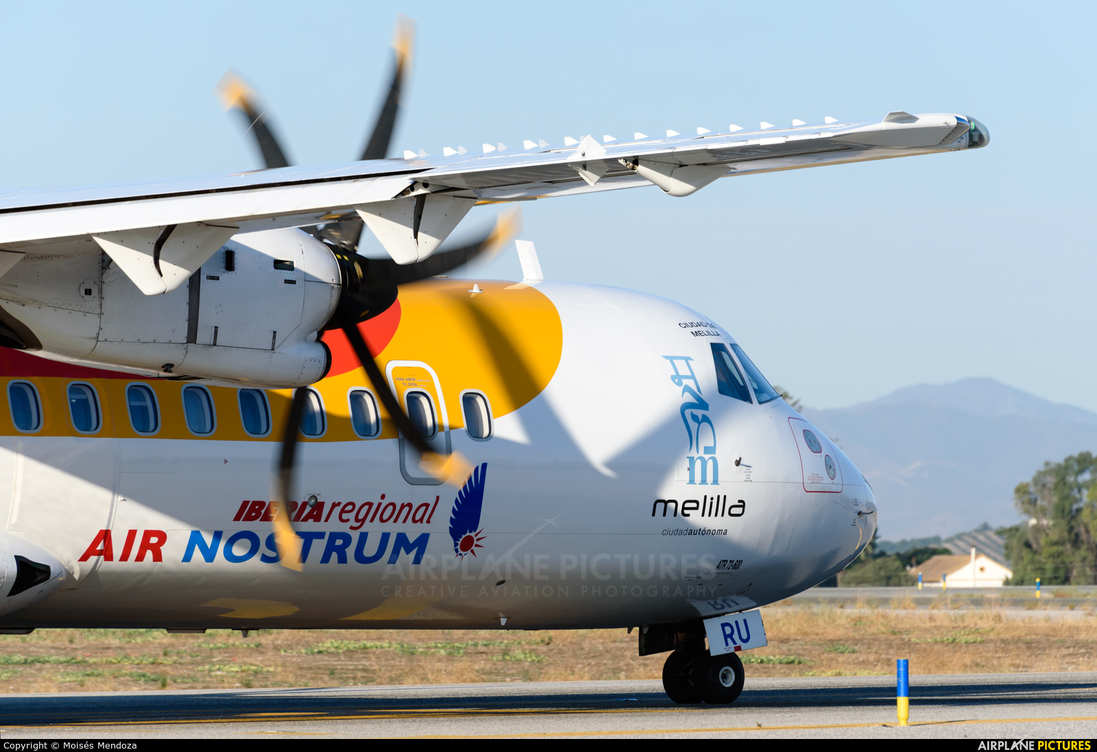 Air Nostrum - Iberia Regional EC-LRU aircraft at Málaga