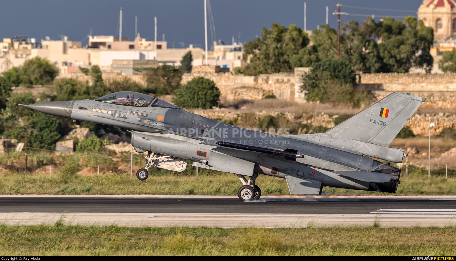 Belgium - Air Force FA-136 aircraft at Malta Intl