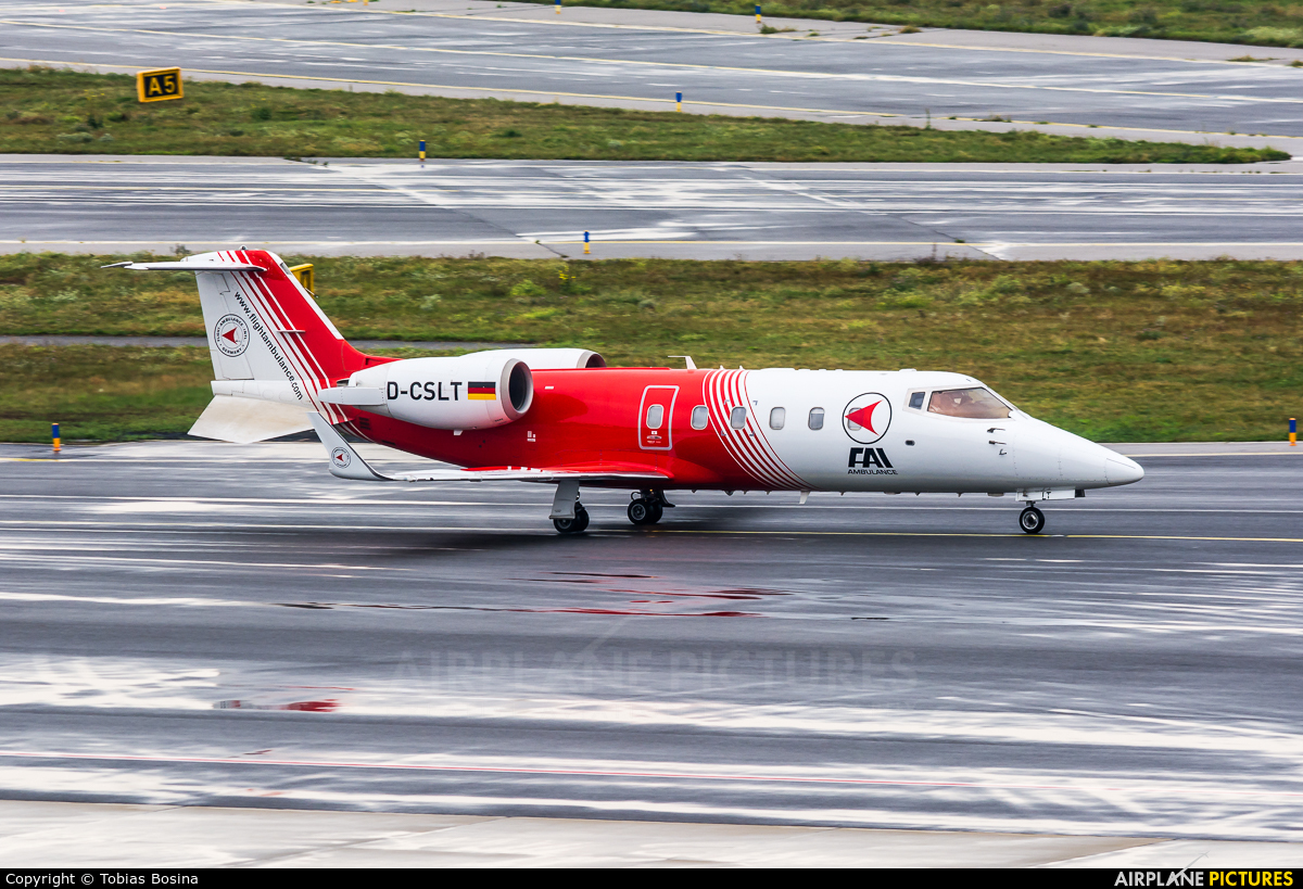 FAI - Flight Ambulance International D-CSLT aircraft at Vienna - Schwechat