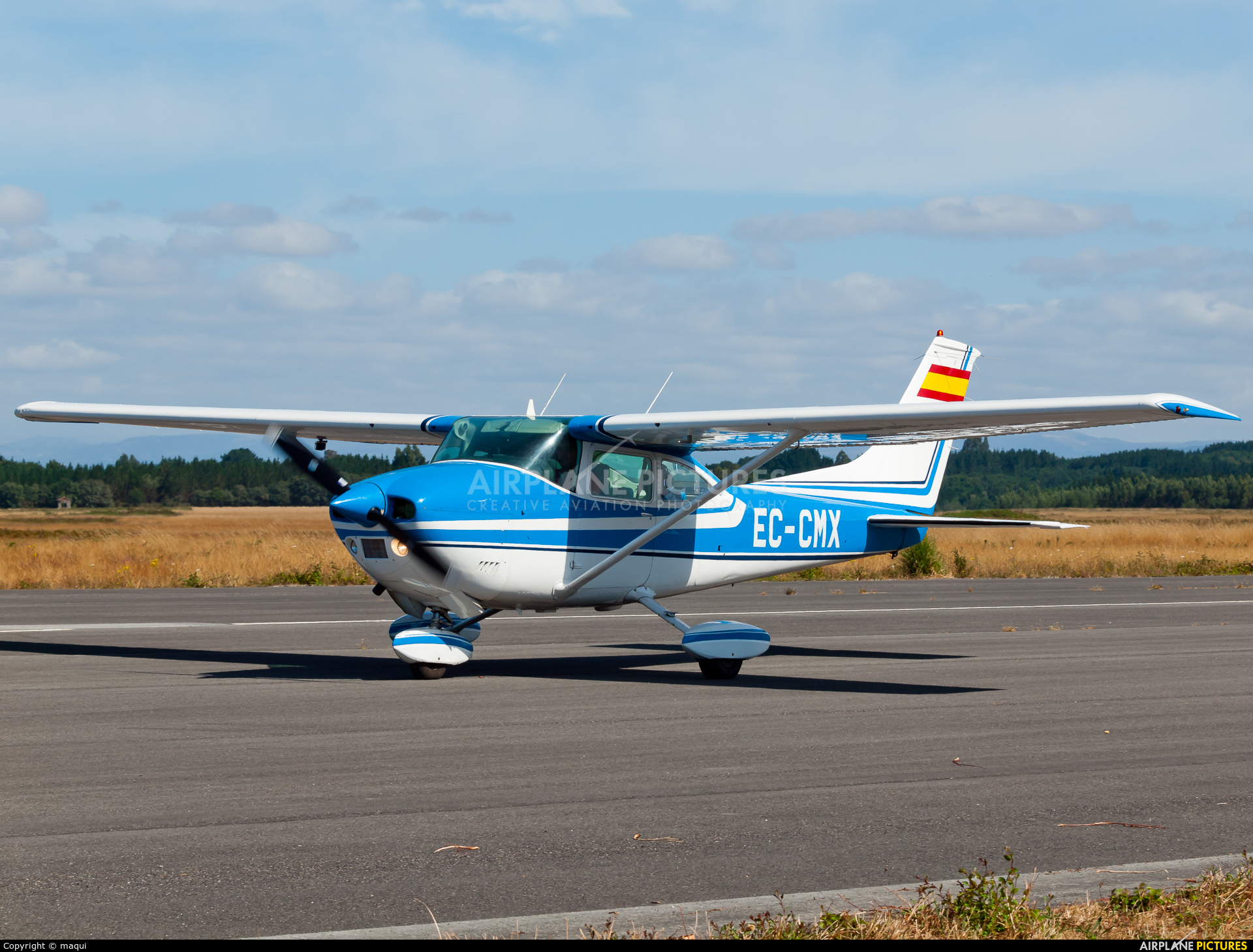 Private EC-CMX aircraft at Lugo - Rozas