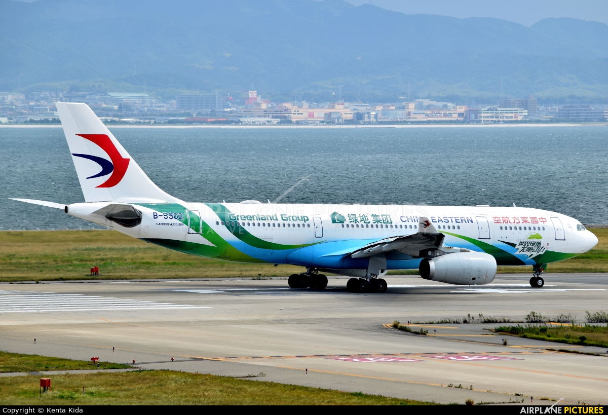 China Eastern Airlines B-5902 aircraft at Kansai Intl