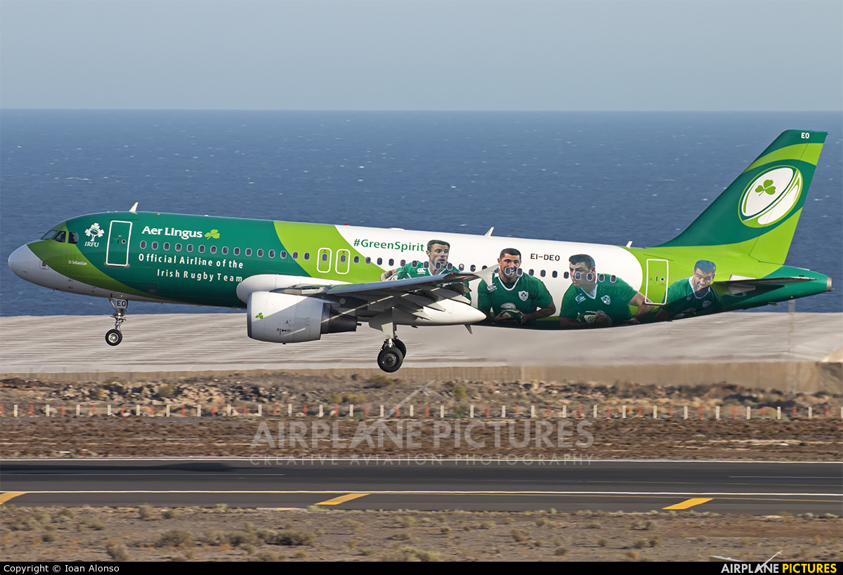 Aer Lingus EI-DEO aircraft at Tenerife Sur - Reina Sofia