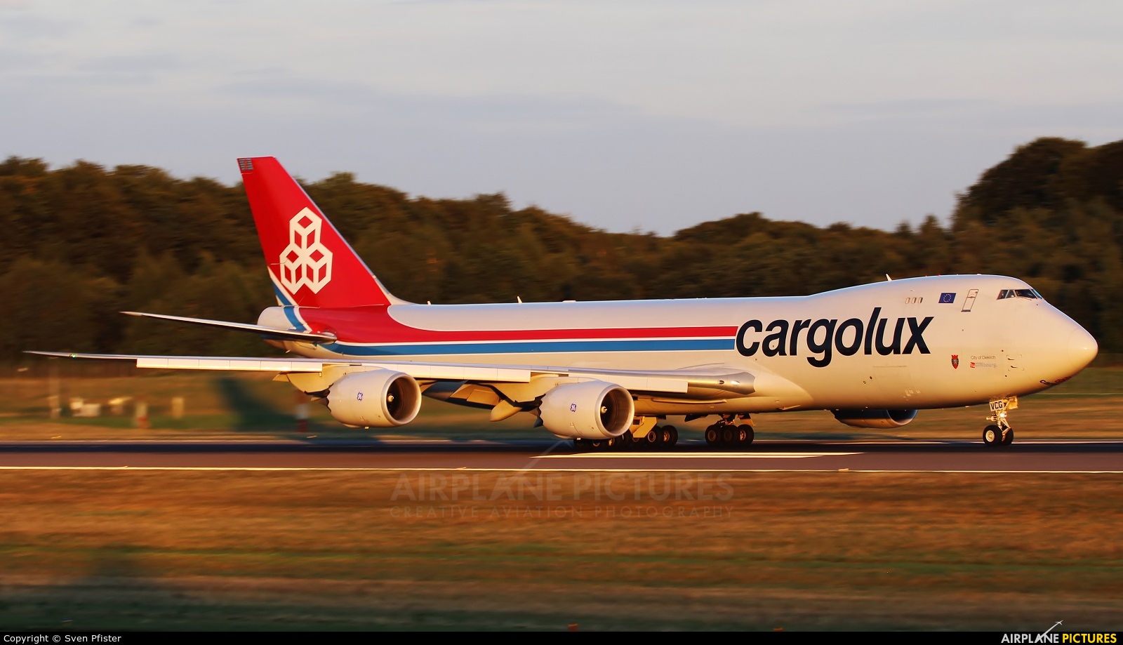 Cargolux LX-VCG aircraft at Luxembourg - Findel