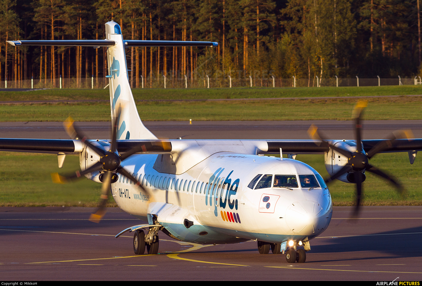 FlyBe Nordic OH-ATL aircraft at Helsinki - Vantaa