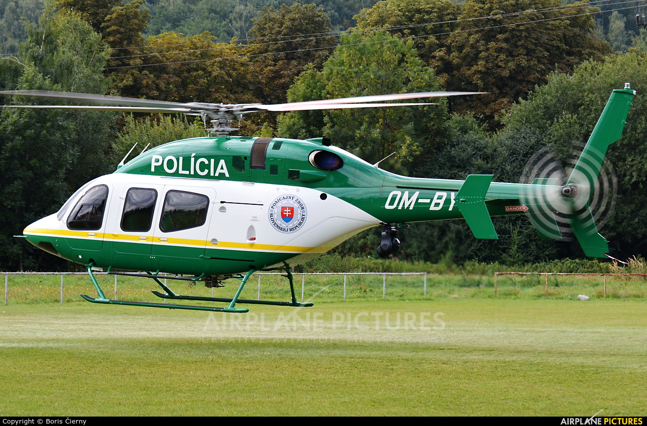 Slovakia - Police OM-BYM aircraft at Off Airport - Slovakia