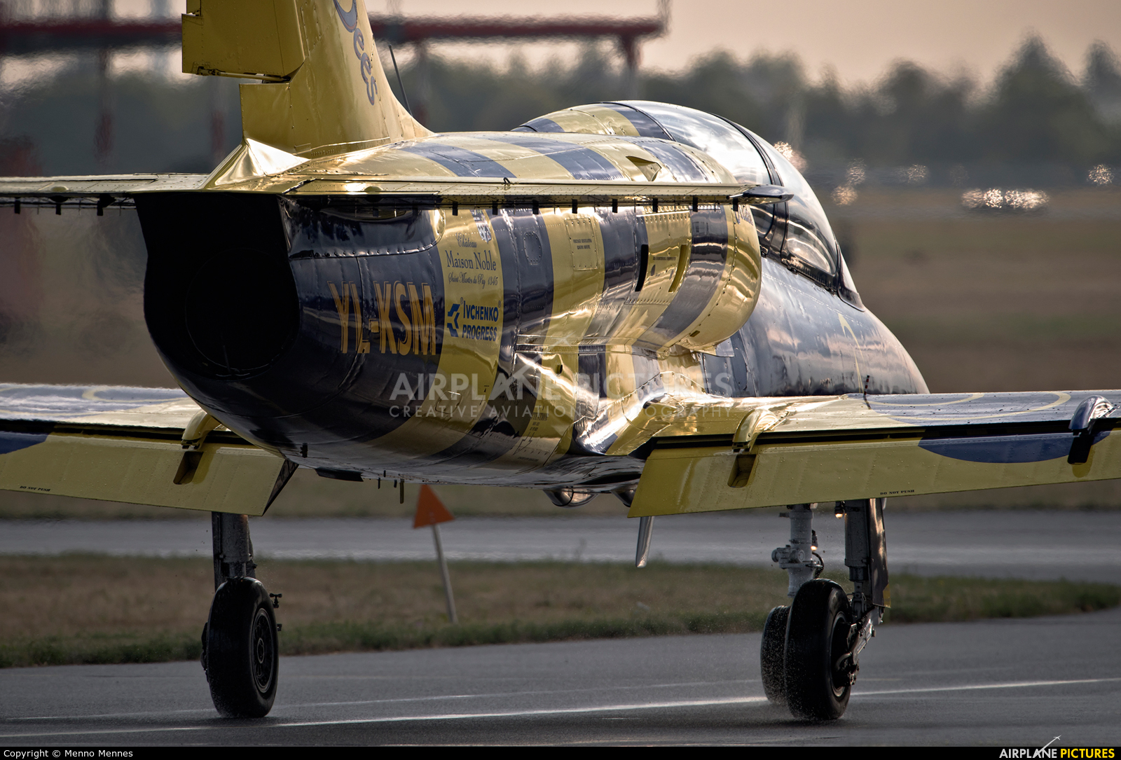 Baltic Bees Jet Team YL-KSM aircraft at Radom - Sadków
