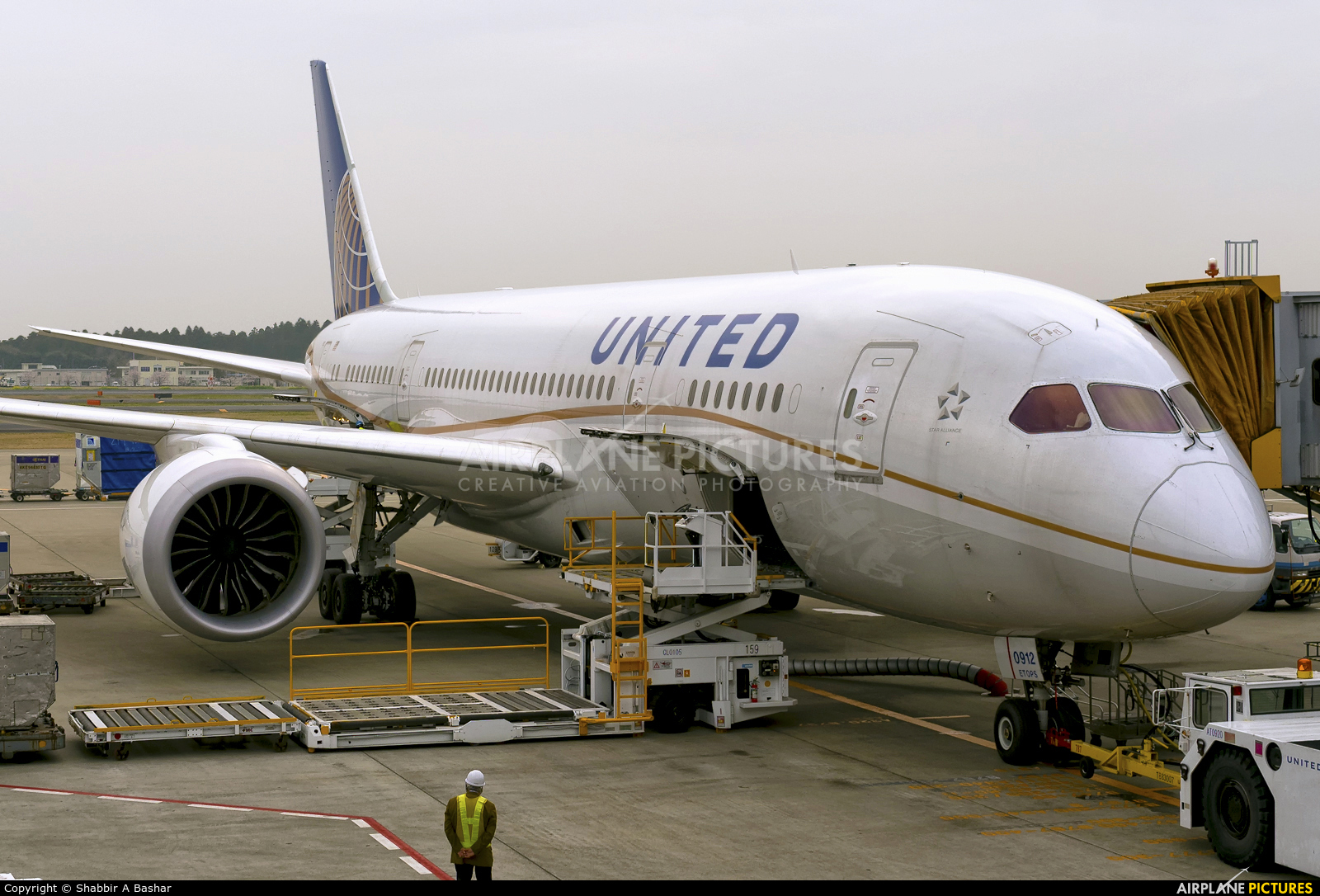 United Airlines N28912 aircraft at Tokyo - Narita Intl