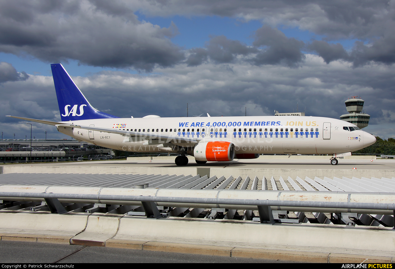 SAS - Scandinavian Airlines LN-RCY aircraft at Berlin - Tegel