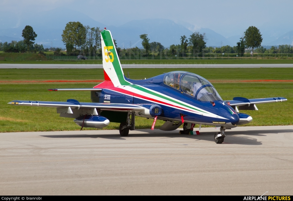 Italy - Air Force "Frecce Tricolori" MM55055 aircraft at Rivolto