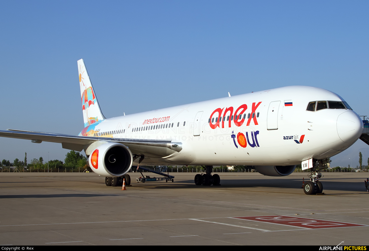 AzurAir VP-BXW aircraft at Antalya