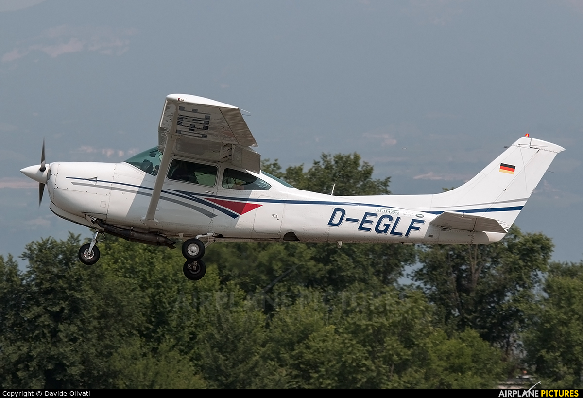 Private D-EGLF aircraft at Verona - Boscomantico
