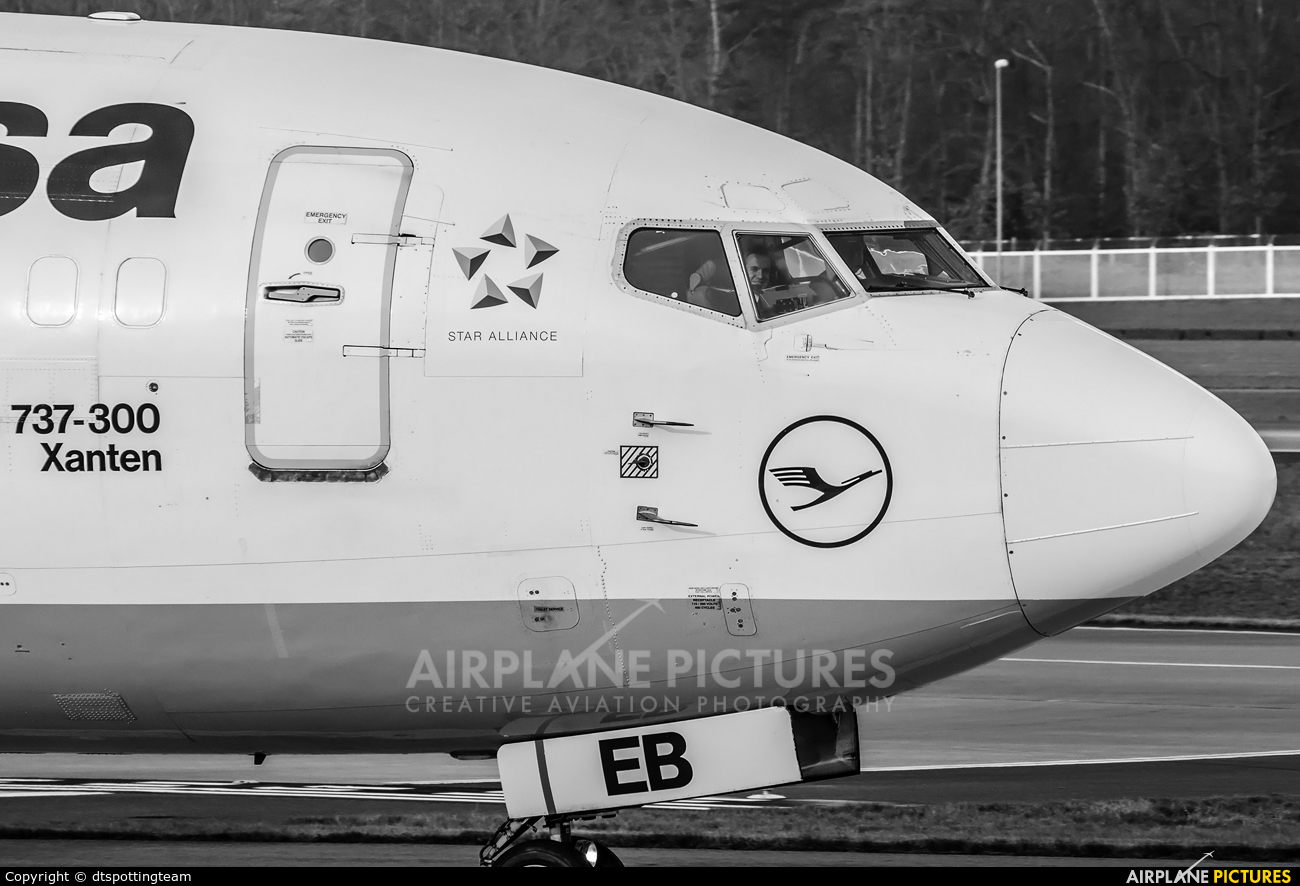 Lufthansa D-ABEB aircraft at Frankfurt