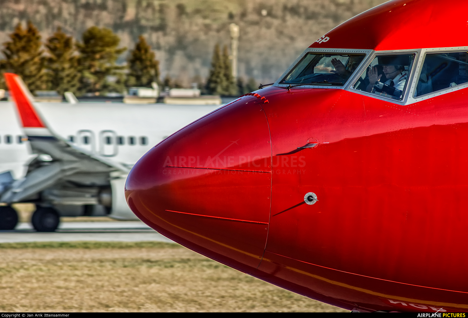 Norwegian Air Shuttle LN-NGP aircraft at Salzburg