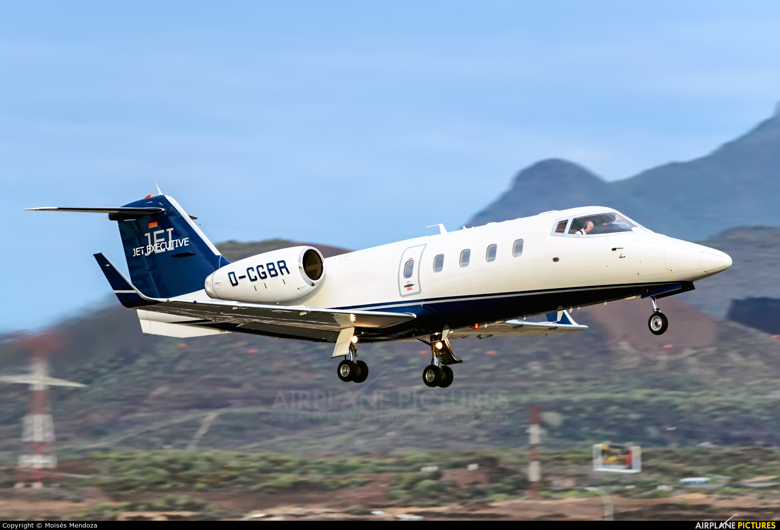 Jet Executive D-CGBR aircraft at Tenerife Sur - Reina Sofia