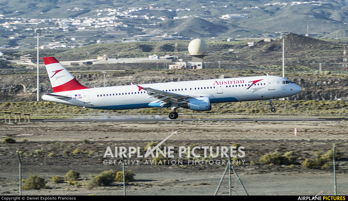 Austrian Airlines/Arrows/Tyrolean OE-LBF aircraft at Tenerife Sur - Reina Sofia
