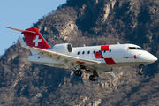 HB-JRA - REGA Swiss Air Ambulance  Canadair CL-600 Challenger 604 aircraft