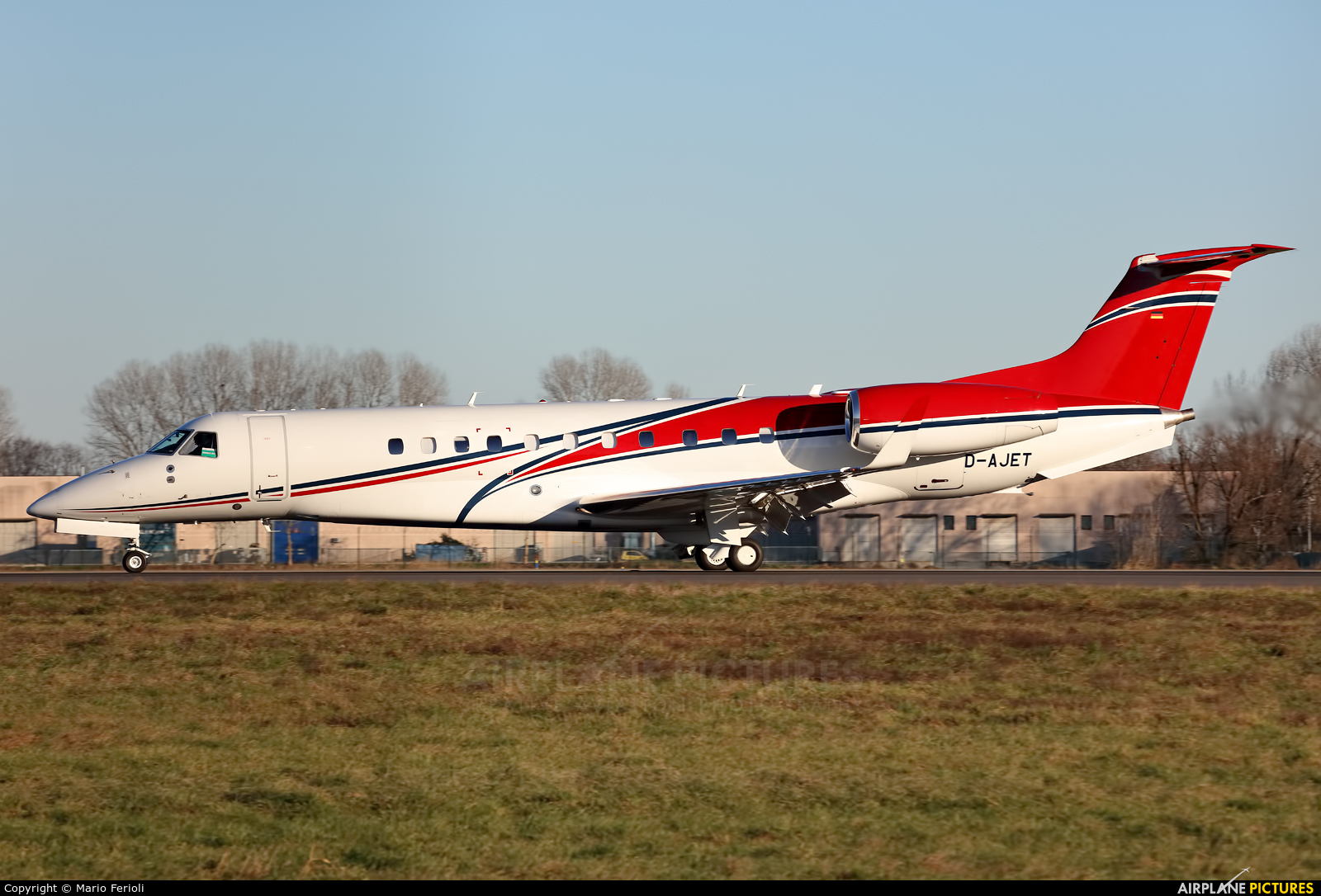 Air Hamburg D-AJET aircraft at Milan - Linate