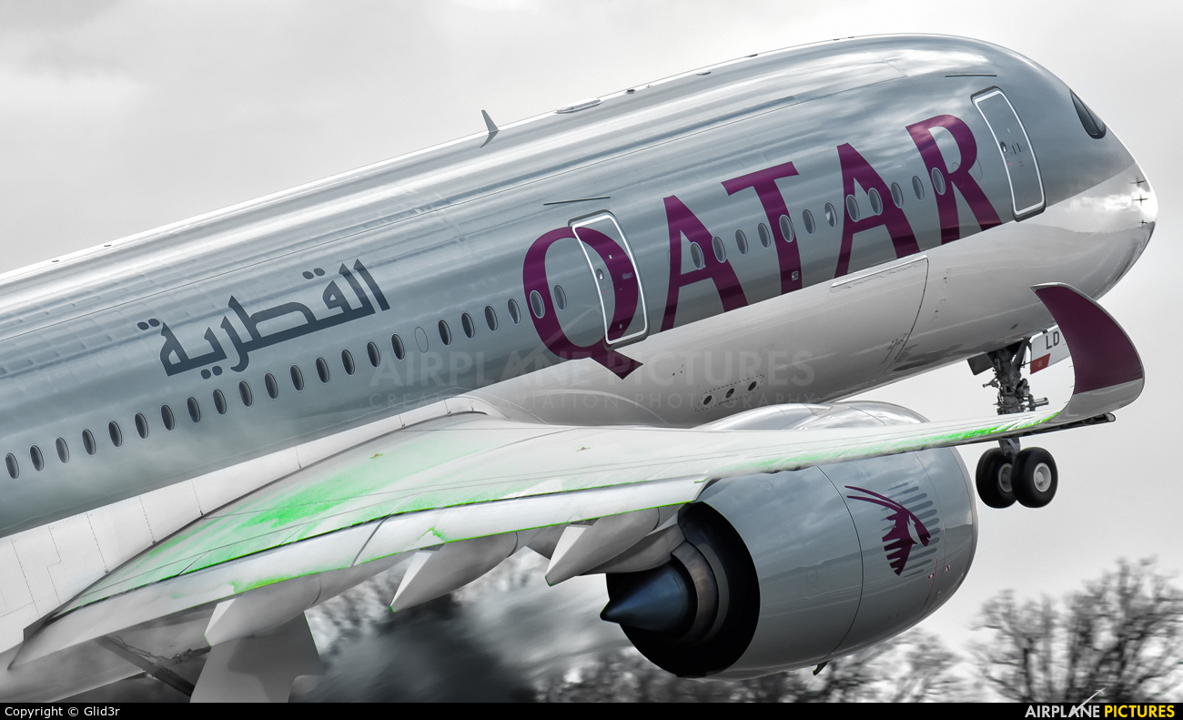 Qatar Airways A7-ALD aircraft at Frankfurt