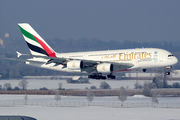 A6-EEB - Emirates Airlines Airbus A380 aircraft