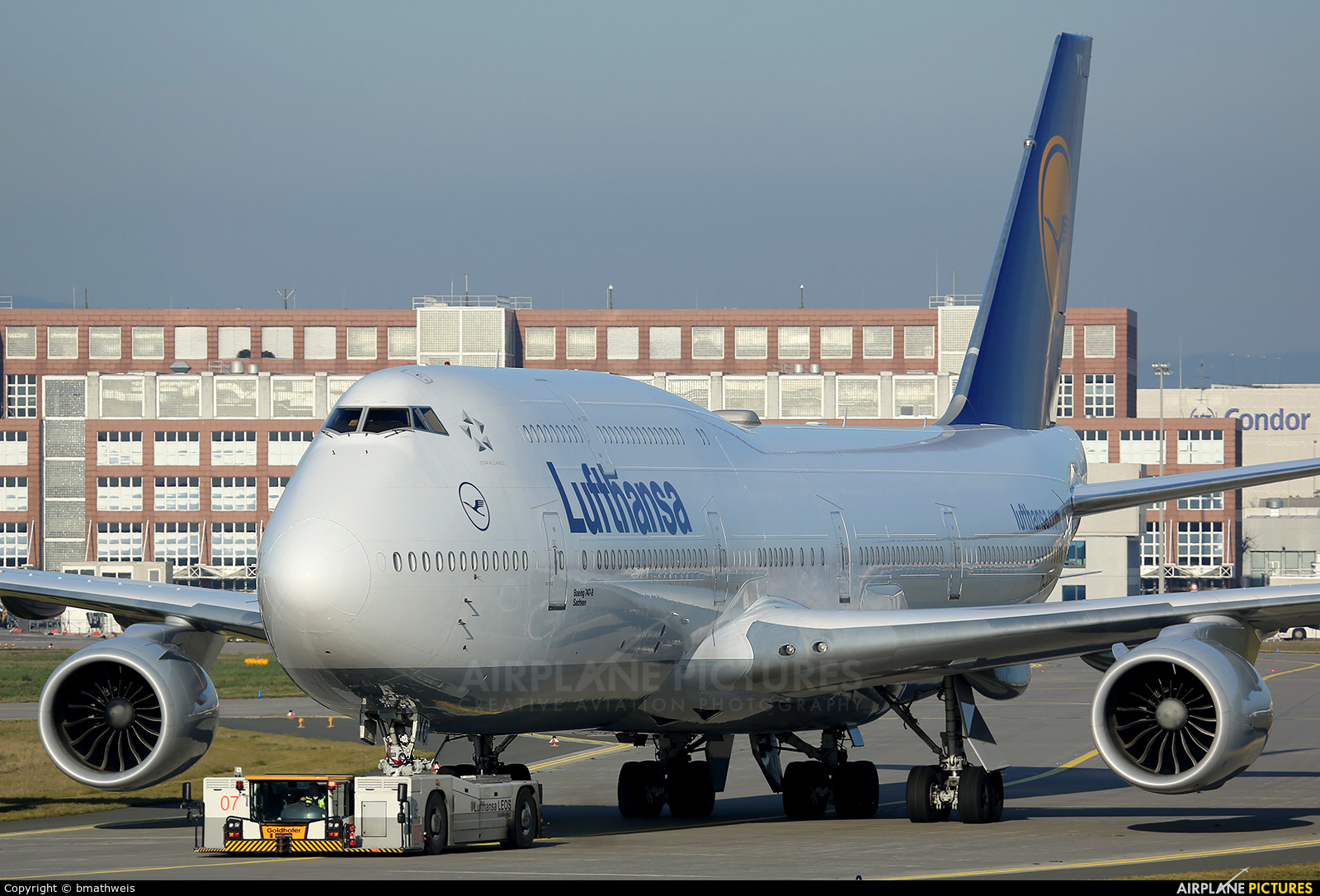 Lufthansa D-ABYC aircraft at Frankfurt